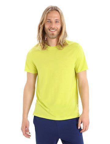 Men's Icebreaker Merino Sphere II Short Sleeve T Shirts Shine | CA 1796NWYB